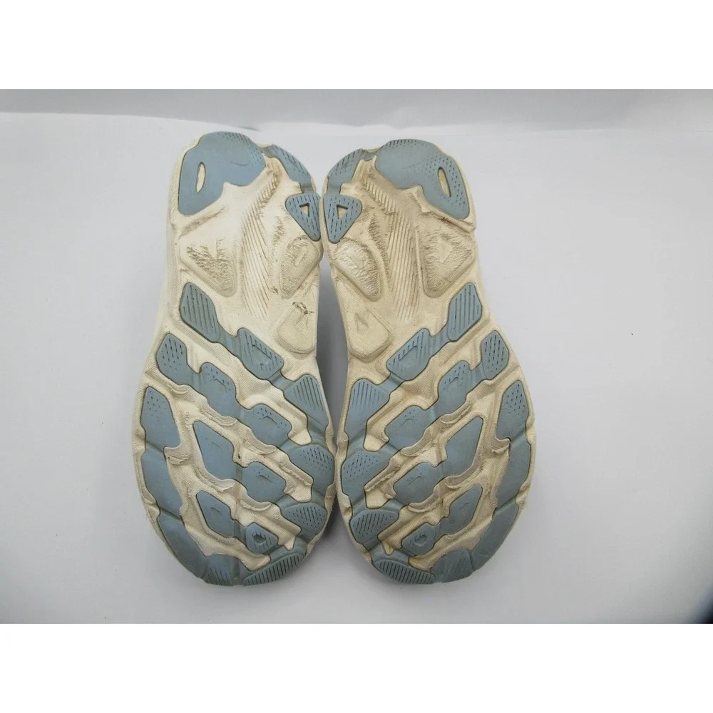 Hoka One‎ One Clifton 9 Running Shoes Womens Size 7.5 Mint Green Purple Sneakers